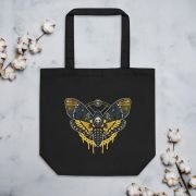 Death’s Head Moth Canvas Tote Bag