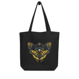 Death's Head Moth Canvas Tote Bag