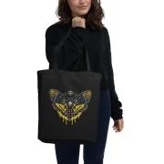Death’s Head Moth Canvas Tote Bag