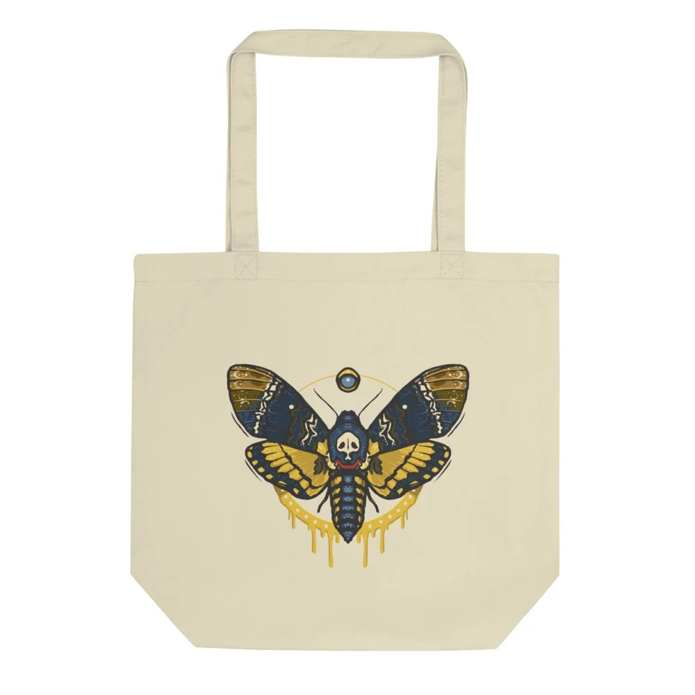 Death’s Head Moth Canvas Tote Bag