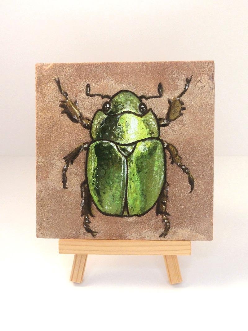 flower-beetle2-on-sandstone-side-ryanne-levin-art