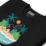 feral-summer-cat-shirt-black-detail-ryanne-levin-art