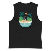 feral cat summer muscle shirt tank ryanne levin art