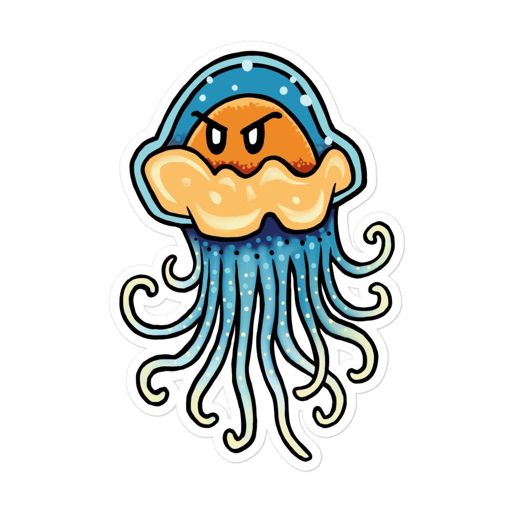 grumpy-cosmic-jellyfish-sea-creature-sticker-ryanne-levin-art