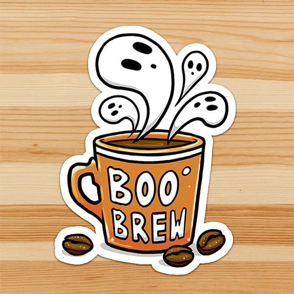 Boo Brew Vinyl Sticker