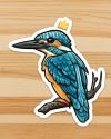 Eurasian Kingfisher Vinyl Sticker