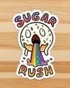 Sugar Rush Rainbow Donut Vinyl Sticker