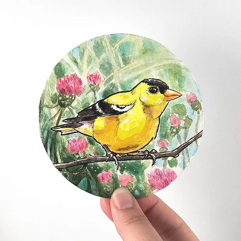 american-golfinch-thistles-hand_ryanne-levin-art