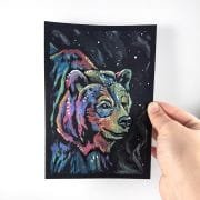 aurora-borealis-grizzly-bear-hand_ryanne-levin-art