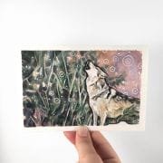 dusk-howl-wolf-watercolor-hand2_ryanne-levin-art