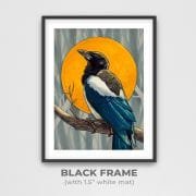 luck-of-the-magpie-print-black-framed2_ryanne-levin-art