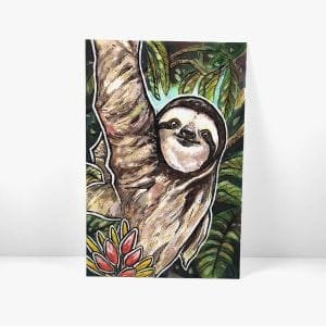 three-toed-sloth-in-tree-main_ryanne-levin-art