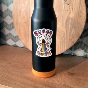 Sugar-Rush-puking-rainbow-donut-waterbottle-sticker_ryanne-levin-Art