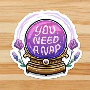 you-need-a-nap-crystal-ball-flowers-sticker-feature_ryanne-levin-art